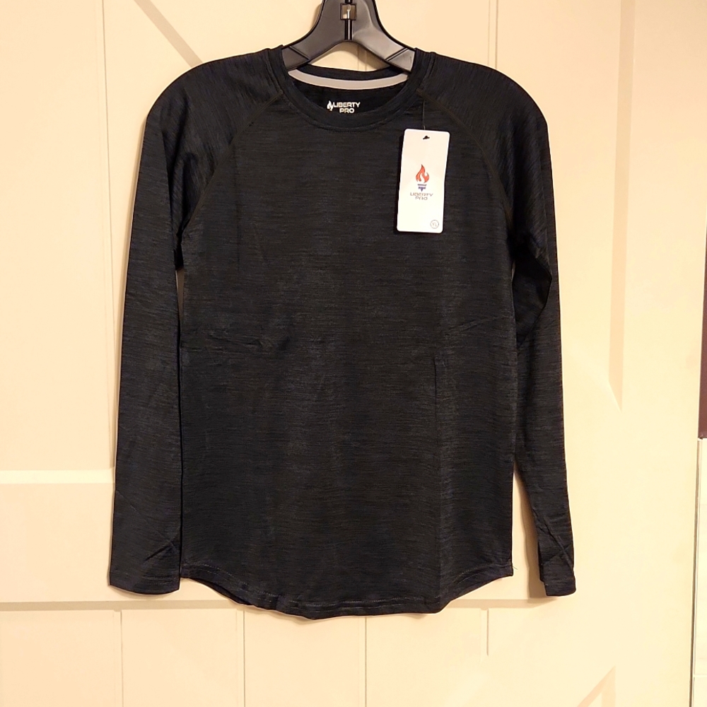 Liberty pro kid's size L NWT navy long-sleeve shirt